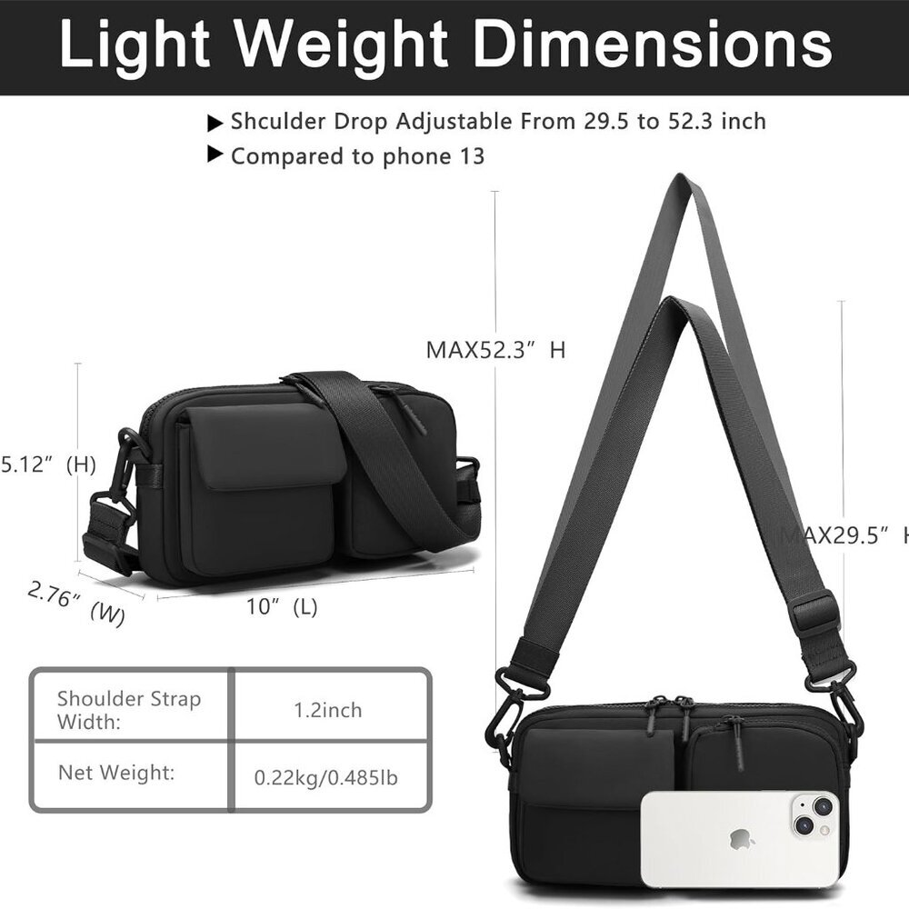 Versatile Adjustable Strap Crossbody Bag - Perfec… - image 3